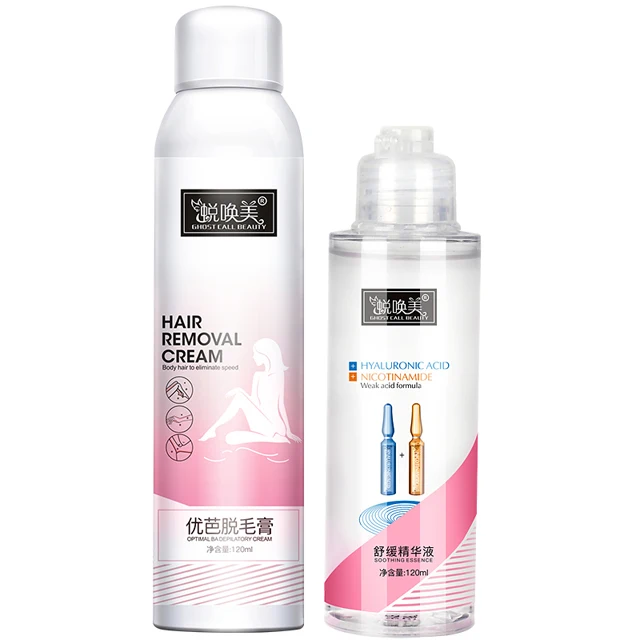 Частная этикетка для удаления волос на теле, безболезненная депиляция оптом