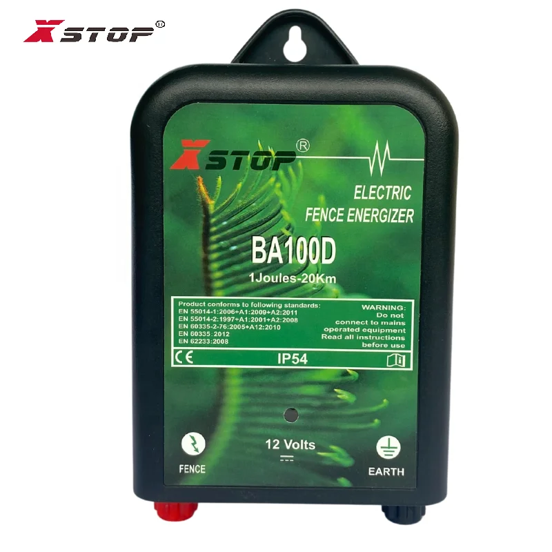 Énergiseur De Clôture électrique Fensecure – 12V Ou Solaire – 1 Joule – 20km