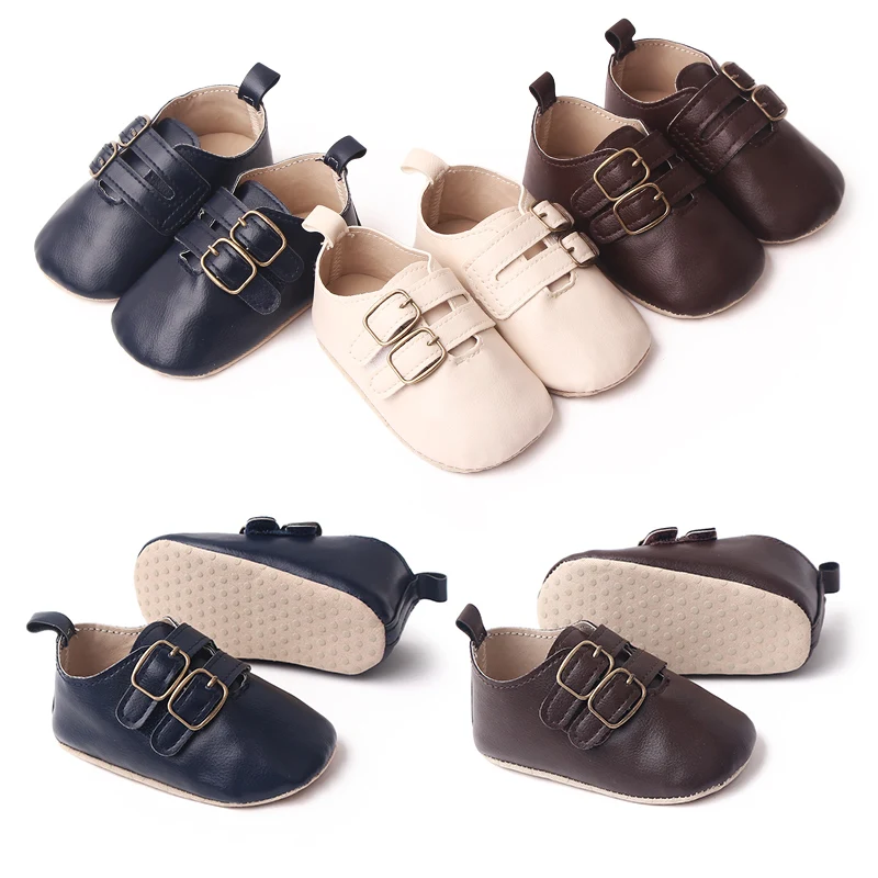 Wholesale Soft Leather PU Toddler Baby Infant Girl Shoes in Bulk 2023 supplier