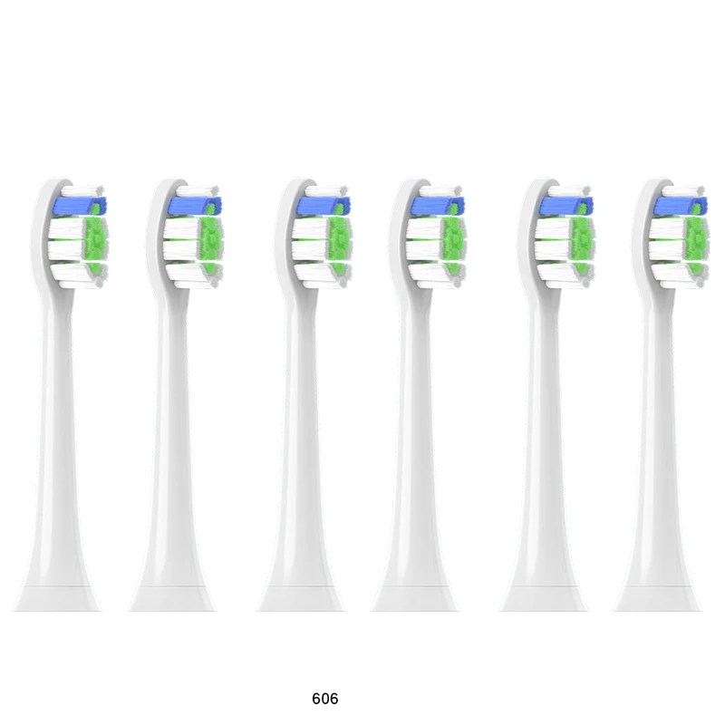 Насадки для электрической зубной щетки Diamondcleaning W2 Sonic, сменные насадки для электрической зубной щетки Philp Hx6064