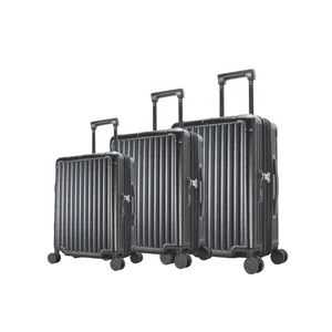 Hot Selling Trolley Luggage New Pattern PC Carry-On Travel Suitcase with Lock Opening ABS and Aluminum Material