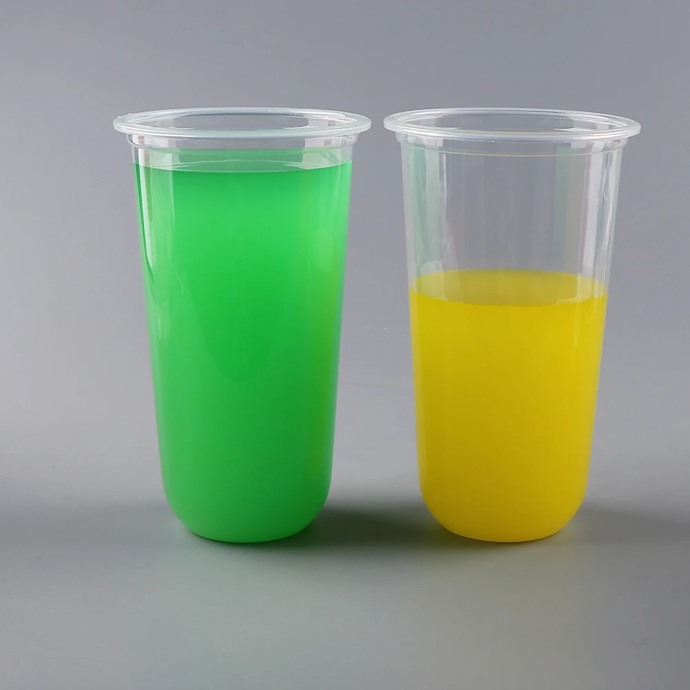 700-95 660 мл 22 унции пластиковые одноразовые чашки для смузи и