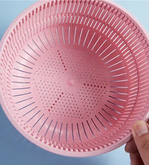 Оптовая продажа, большой Спиннер для салата, кухонные аксессуары, сушилка для салата, Спиннер для пшеничной соломы с длинной ручкой