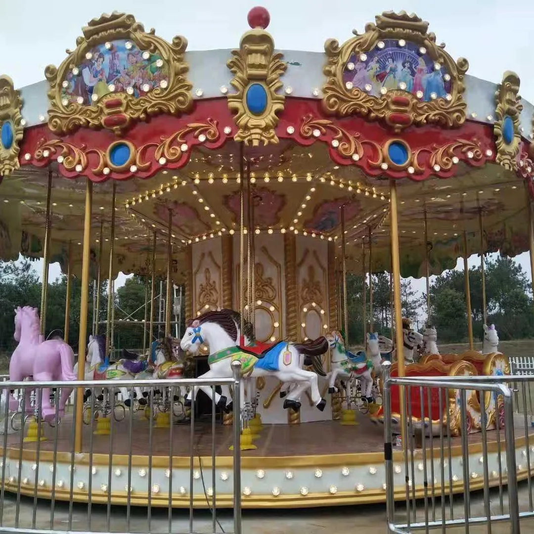 Factory Cheap Carnival Rides l Amusement Ride Merry Go Round Carousel ...