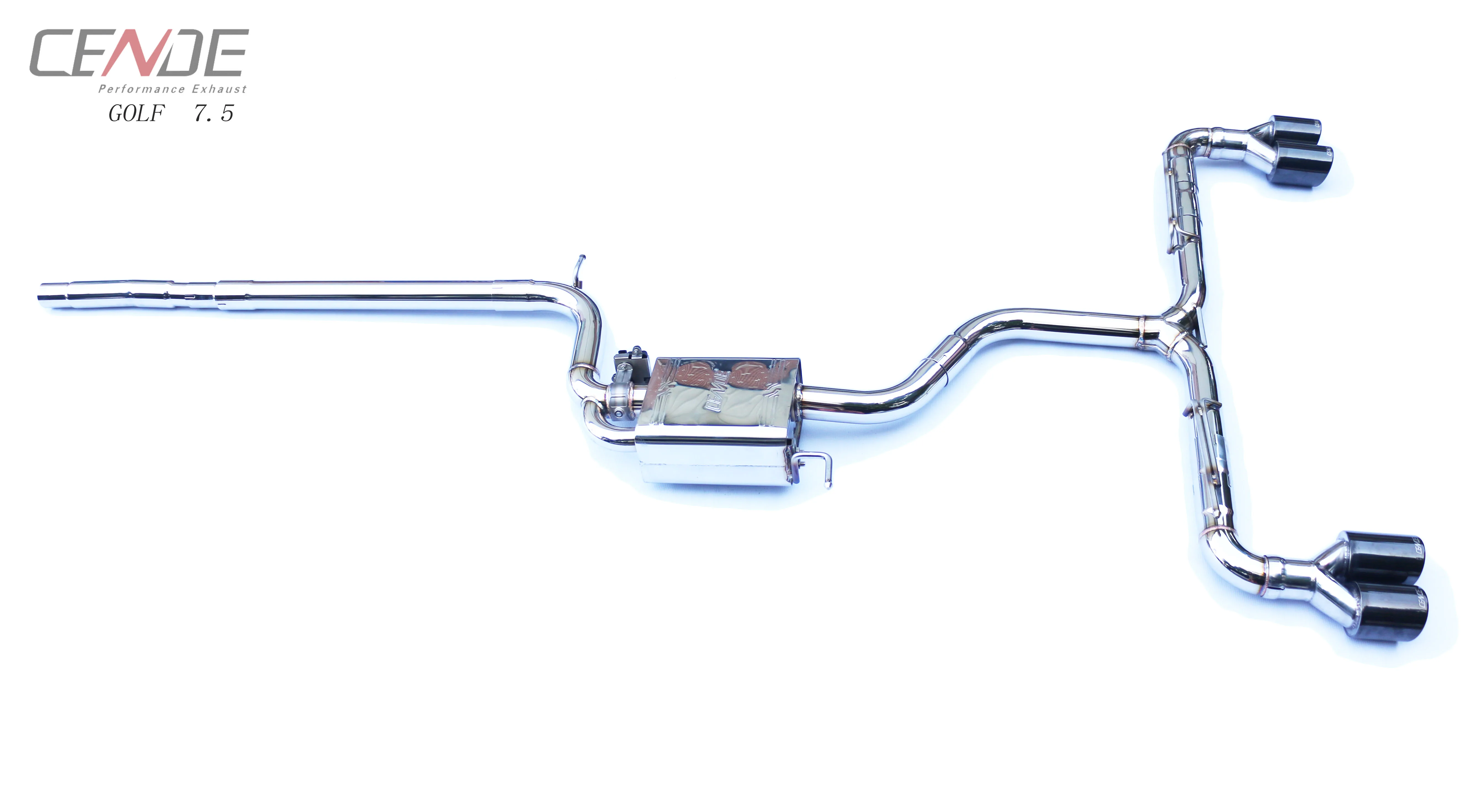 CENDE Racing Stainless Active Sound ExhaustためVW Golf MK7 1.4T 1.6T|  Alibaba.com