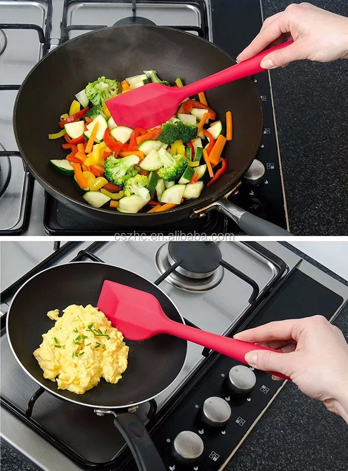 Modern Eco-Friendly 2-Piece Silicone Spatula Brush Set Non-Stick Flexible Basting Pastry Brush for Cooking and BBQ-Grilling manufacture