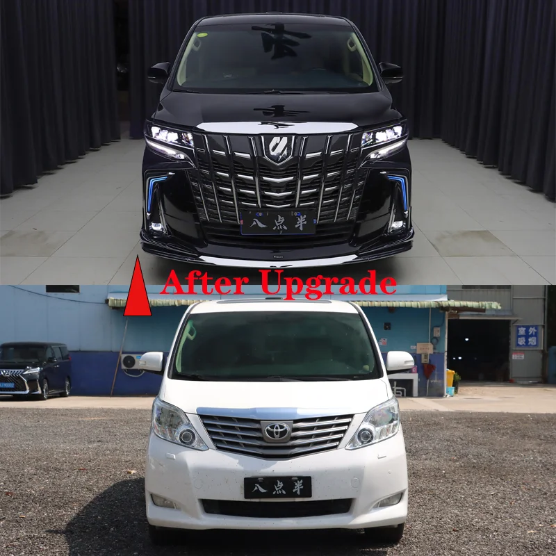For Upgrade 2009-2014 Toyota Alphard with Mona Lisa Version Body