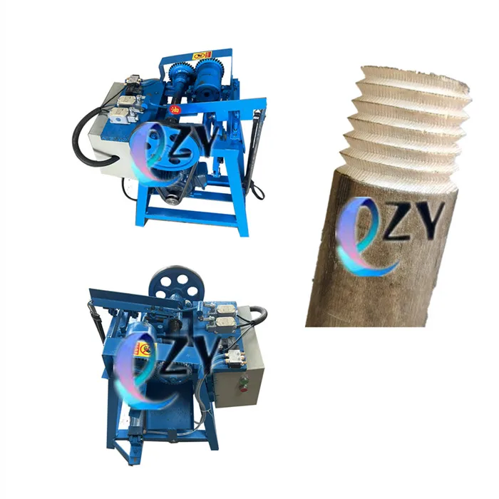 New Arrival Wood Handle Thread Maker Wooden Broom Handle Screw Making Machine