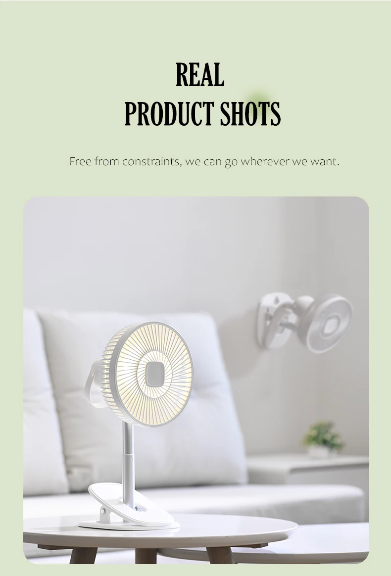 Rechargeable Home Mini Fan, Portable, 5 V, USB - detail 24