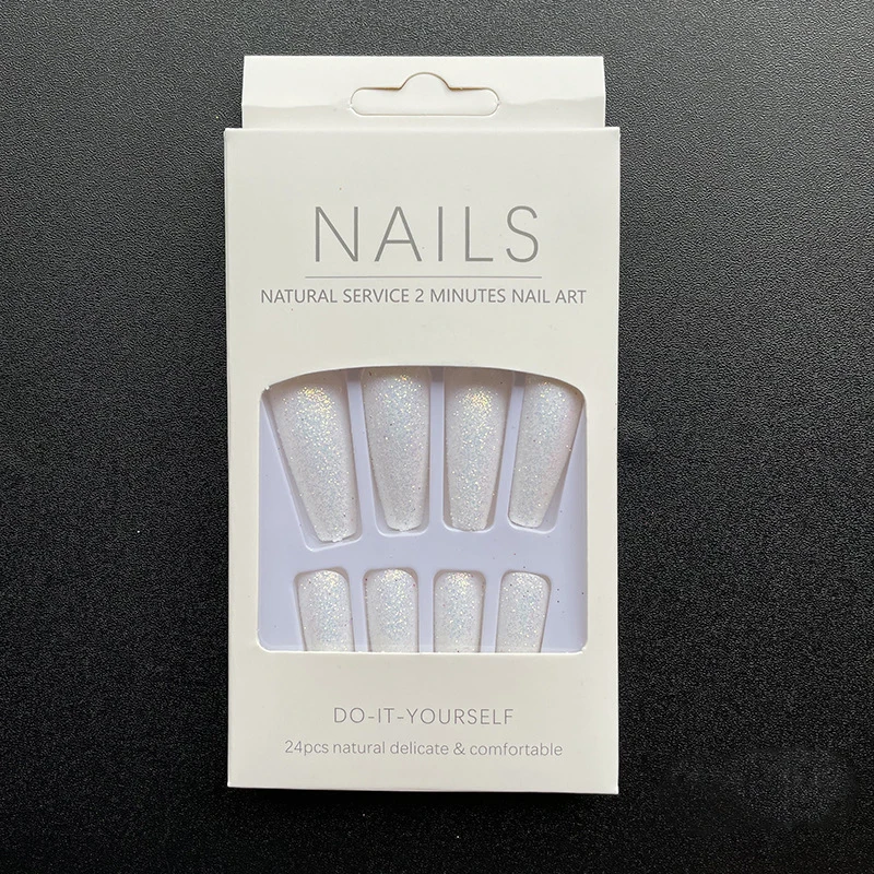 2023 оптовая продажа акриловые накладные ногти искусственные французский