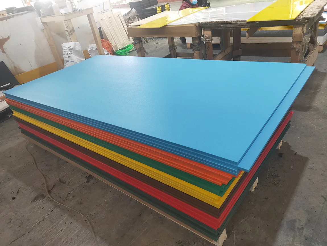 Dual Color HDPE Sheet Clear Frosted Acrylic Sheet Orange Peel Sandwich HDPE Sheet