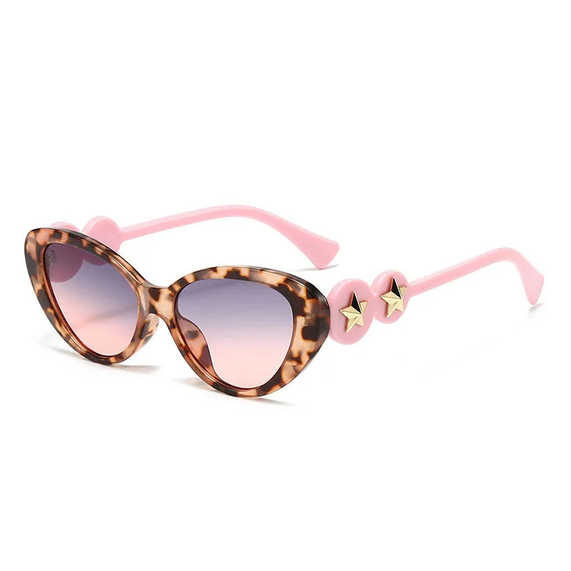 Unisex UV400 Cat Eye Sunglasses - Blue Frame