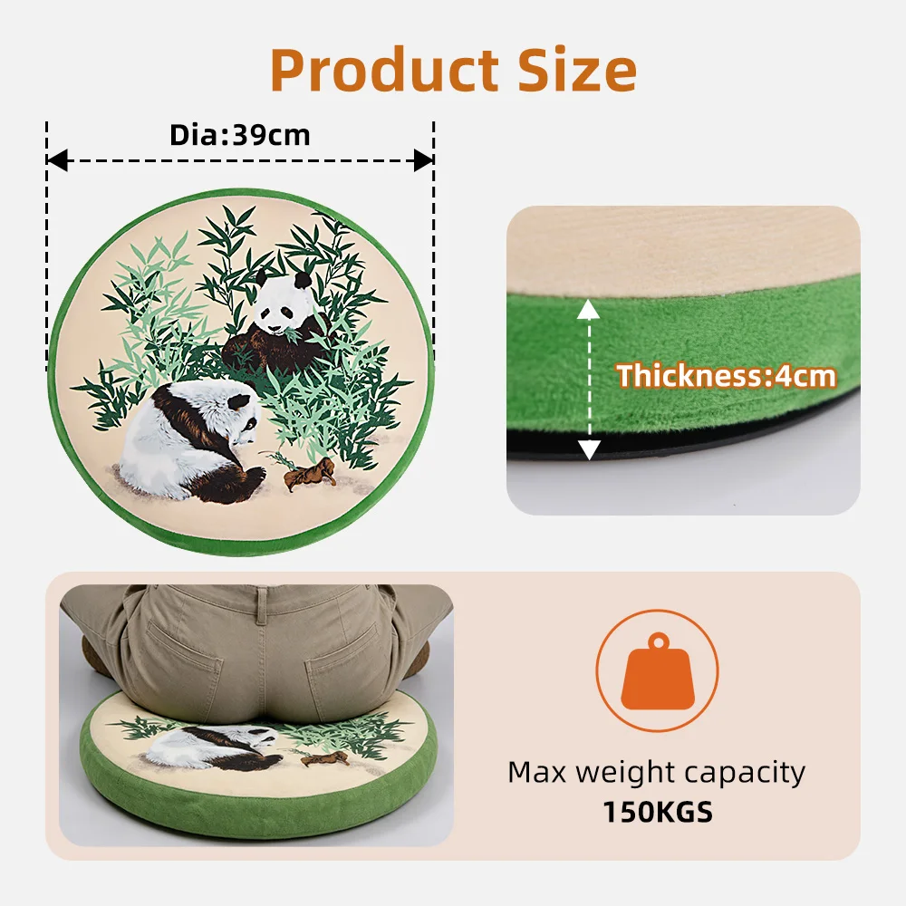 Waterproof Swivel Seat Cushion Durable Rotating Pad Back Support Easy - product detail 5