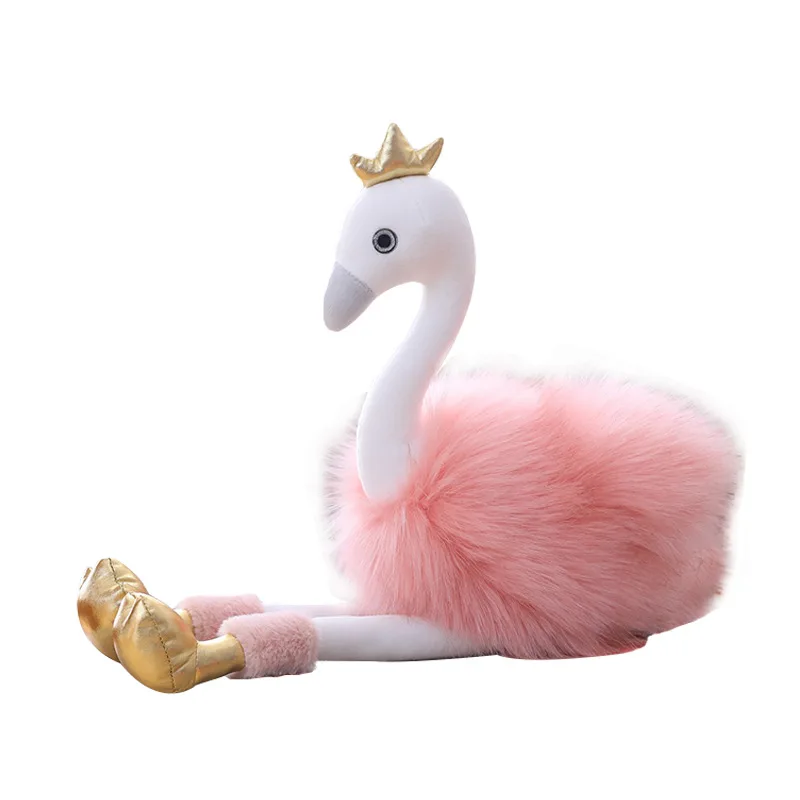 Wholesale Cute Soft Toy Pink Plush Flamingo Cheap Stuffed Animal