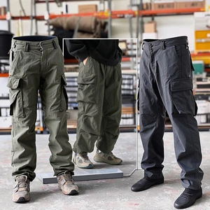 OEM & ODM Men's Casual Work Pants Water-Repellent Anti-Pilling Knee-Drop CUSTOMIZED R&D Wholesale Sample