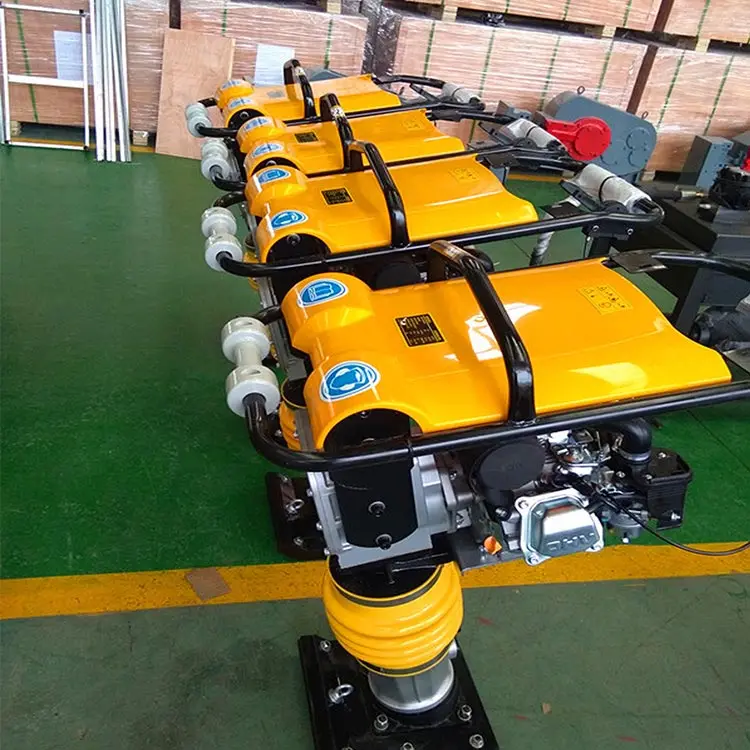 Lay Solid Foundation Gasoline Earth Ramming Machine Jumping Jack Rammer Price
