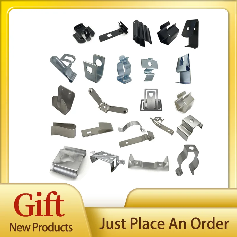 Professional Punch Stamping Factory Custom Made U Shape 304 Spring Steel T8 Clip or Clamp for Led and Lamp