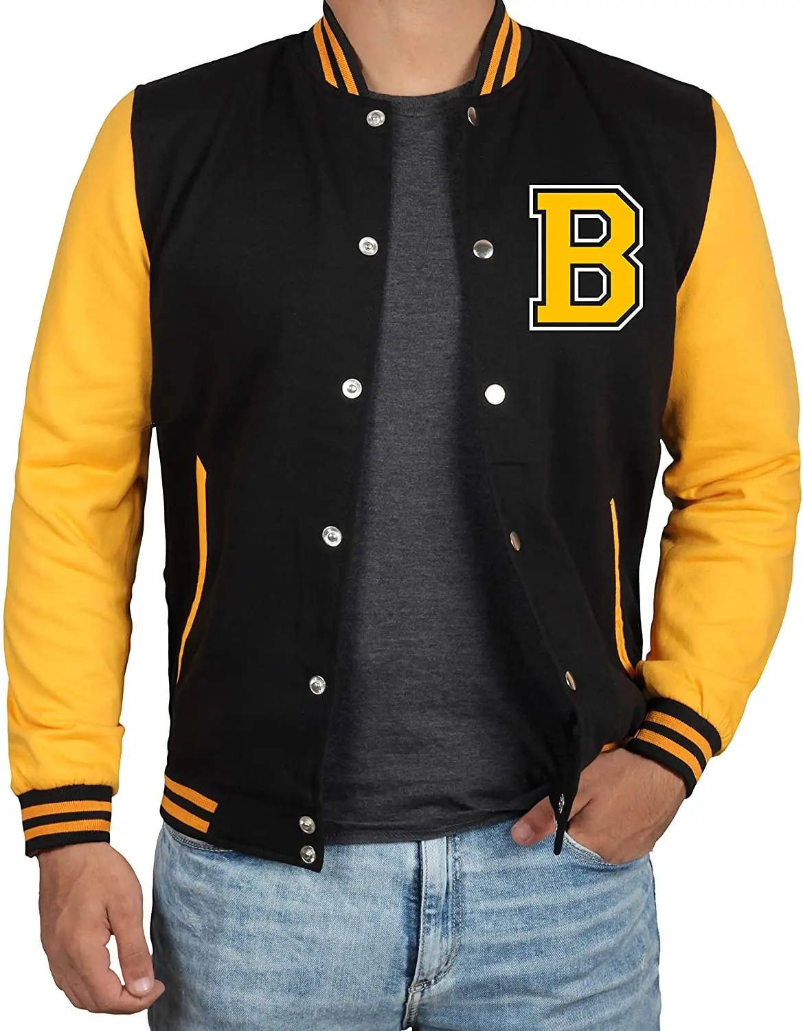 Varsity Baseball Letterman Wool and Leather Premium Quality Unisex Basketball Jacket mens_voghion.com