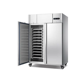 Wholesale Fridge Freezer Commercial Stainless Steel Fridge Upright Refrigeration Kitchen Chiller Freezer Price