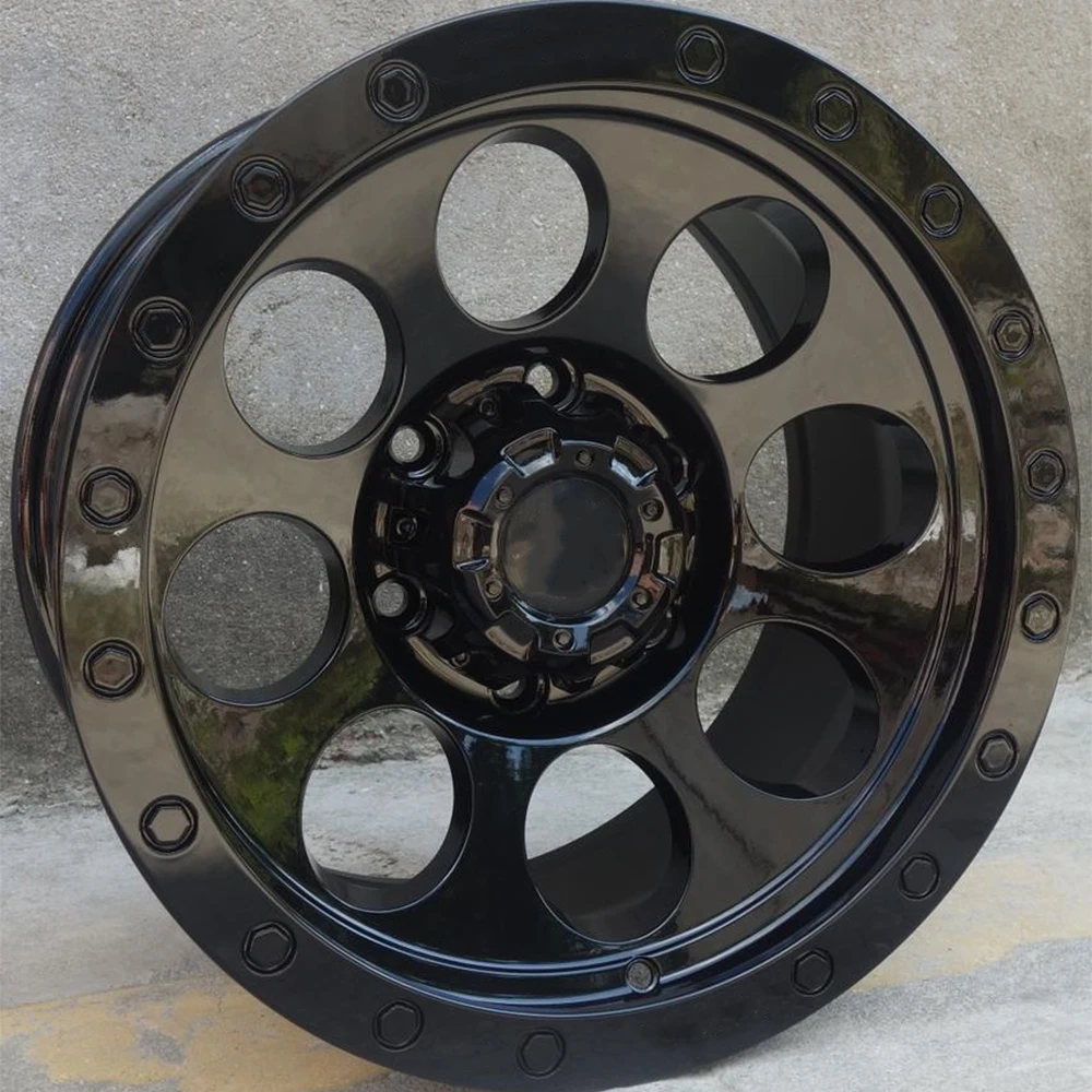 Great Texture 16 Inch 8.5j Wheels 6x139.7 Black Wheels - Buy 16-inch ...