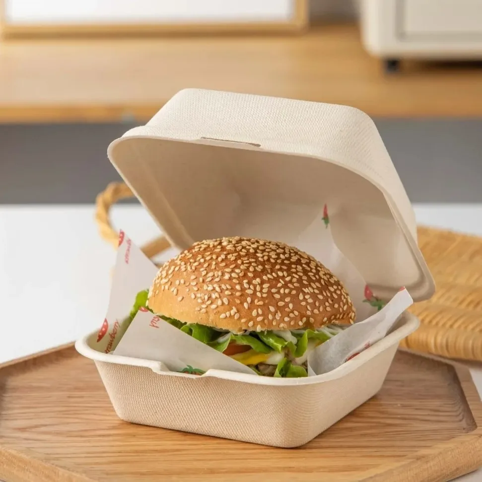 Eco Friendly Houseables Takeout Containers/ to Go Box Restaurant Take out  Food Container Clamshell/ Biodegradable Boxes - China Hamburger Box,  Biodegradable Food Boxes