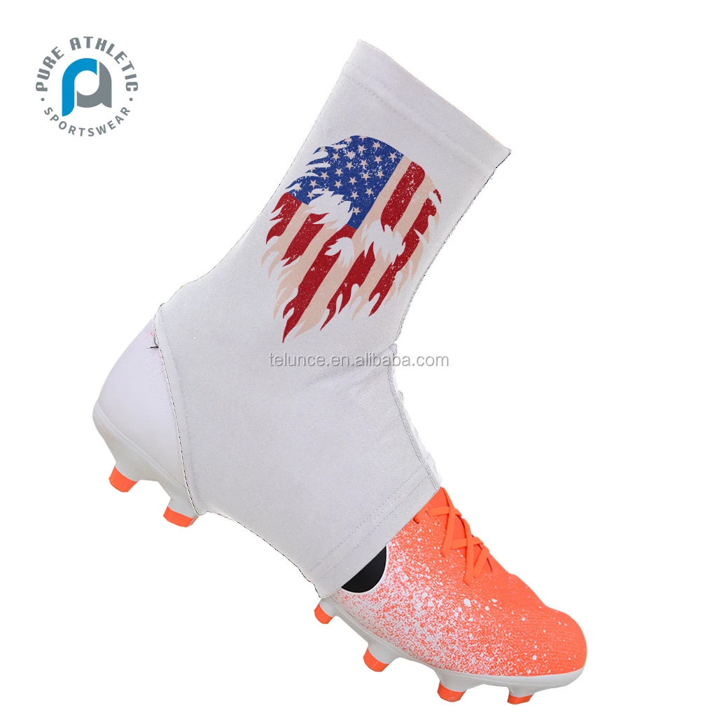 Pure Wholesale Customized Blank Plain Solid White Spats Football