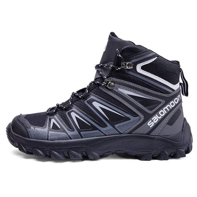 2020 autumn and winter new large size outdoor mountaineering work high-top men's shoes