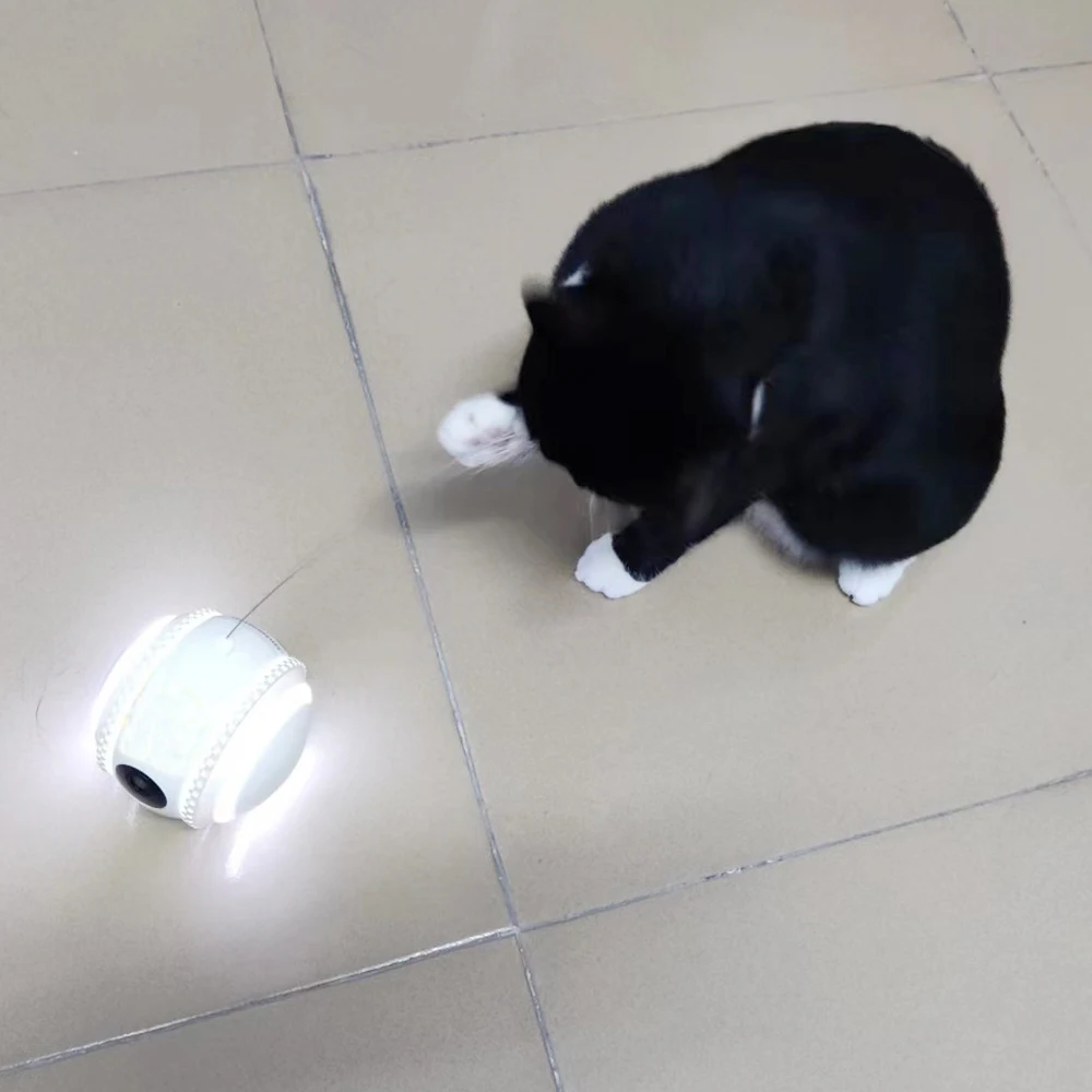 Interactive HD Camera Pet Toy for Dogs and Cats Automatic Silicone Rubber Pet Mate Robot Ball Funny Style Video Communication