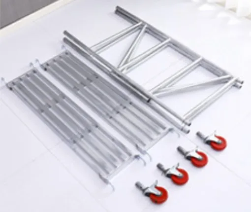 1.5m Portable Ladder Frame Scaffold h Frame Scaffolds Mobile Steel Folding Quick Scaffolding for House Painting