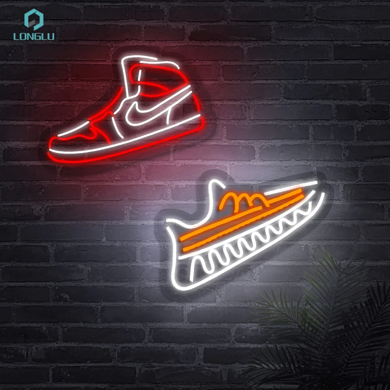 Wholesale Economic Custom shoes logo nike Jordan sneaker flex led neon sign From m.alibaba.com