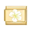 YWXH-98-White flower with gold background