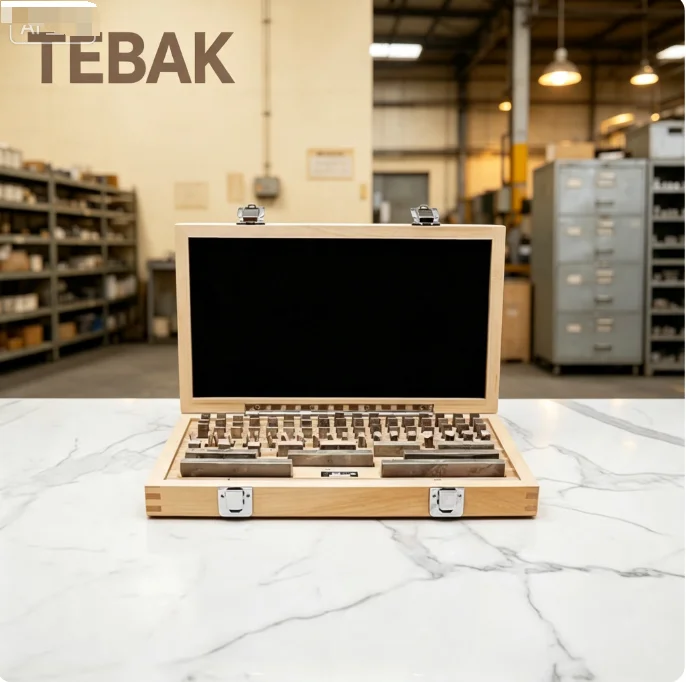 High Speed Steel Precision Gauge Block Set | TEBAK Standard Length Measurement Reference Parts for Caliper Accessories