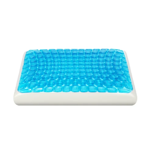 Hot Sleeper Summer Ergonomic Neck Shoulder Support Sleeping Bed Cervical Cool Gel Memory Foam Pillow