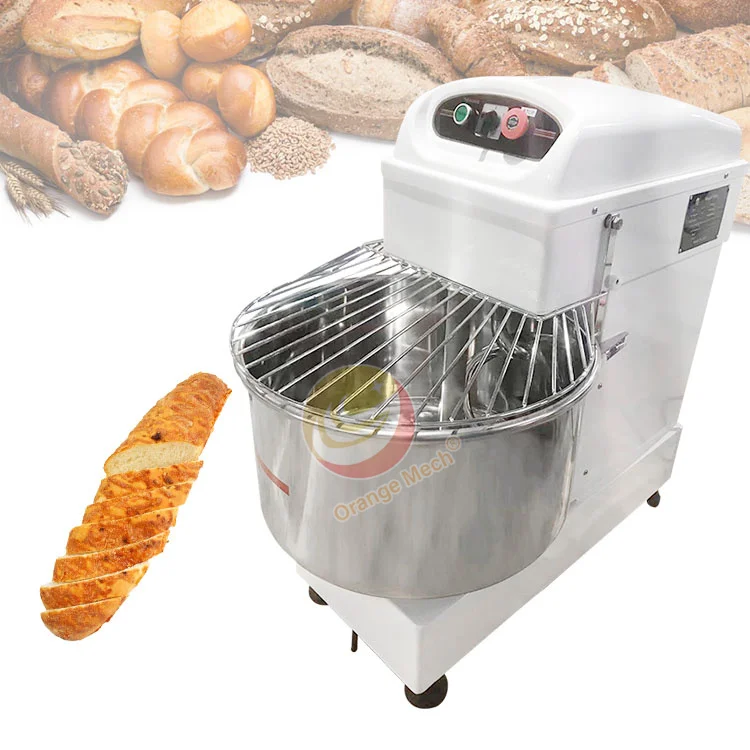 Amasadora De Pan Industrial Baking Equipment Bakery Automatic Spiral Dough  Mixer with CE - China Dough Mixer, 50kg Dough Mixer
