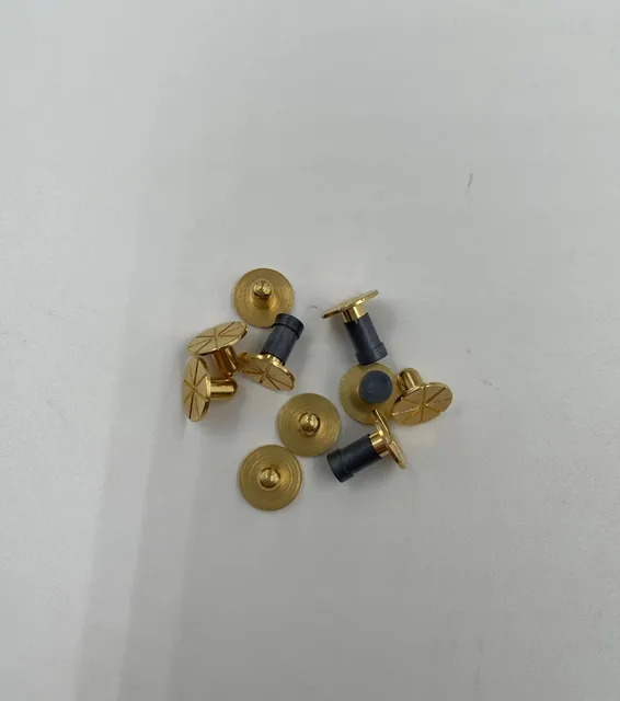 China Factory OEM Brass Pogo Pin Customized Precision CNC Machining Parts Gold plated Spring Loaded Pogo Pin