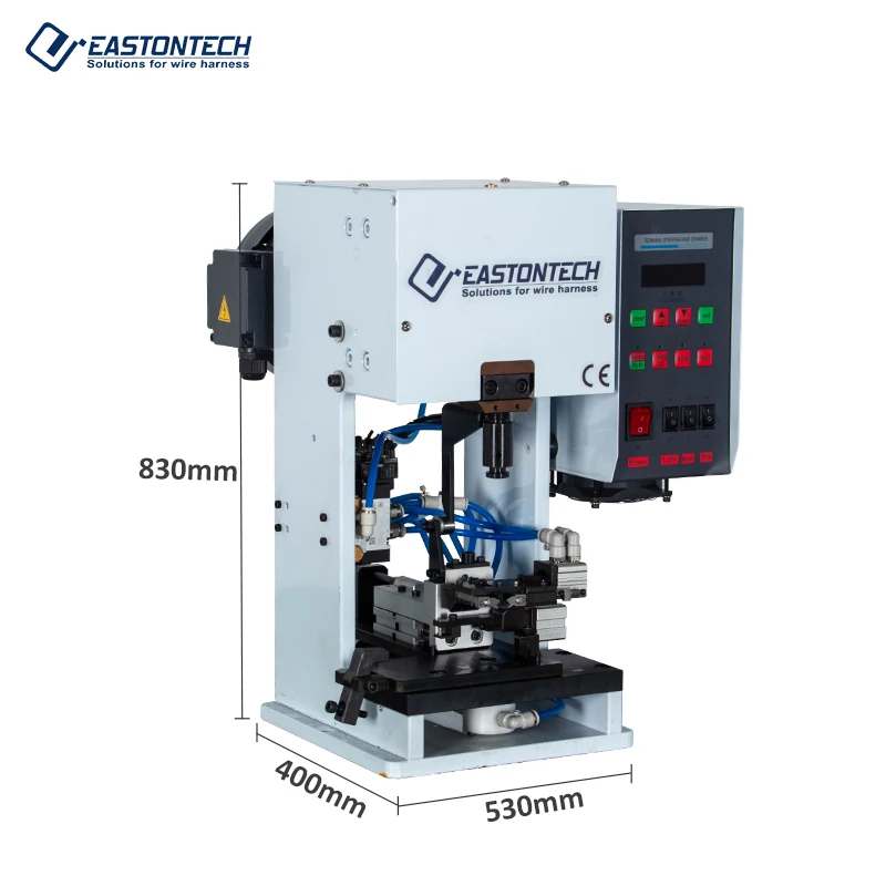 EW-50A Semi Automatic Wire Terminal Press Machine Mute Automatic Cable Wire Stripping  Terminal Crimping Machine