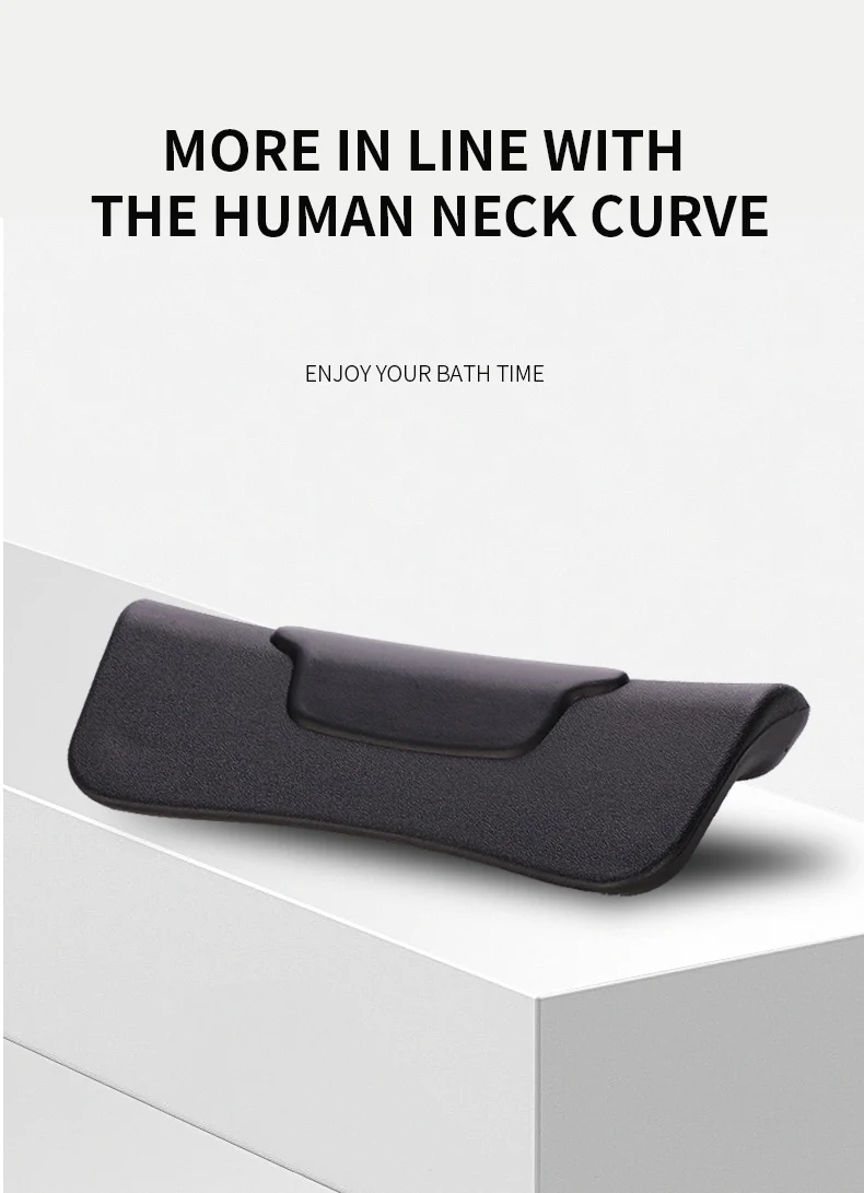 Proway Bathtub Neck Headrest Whirlpool Luxury Hot Tub Spa Wedge Bath