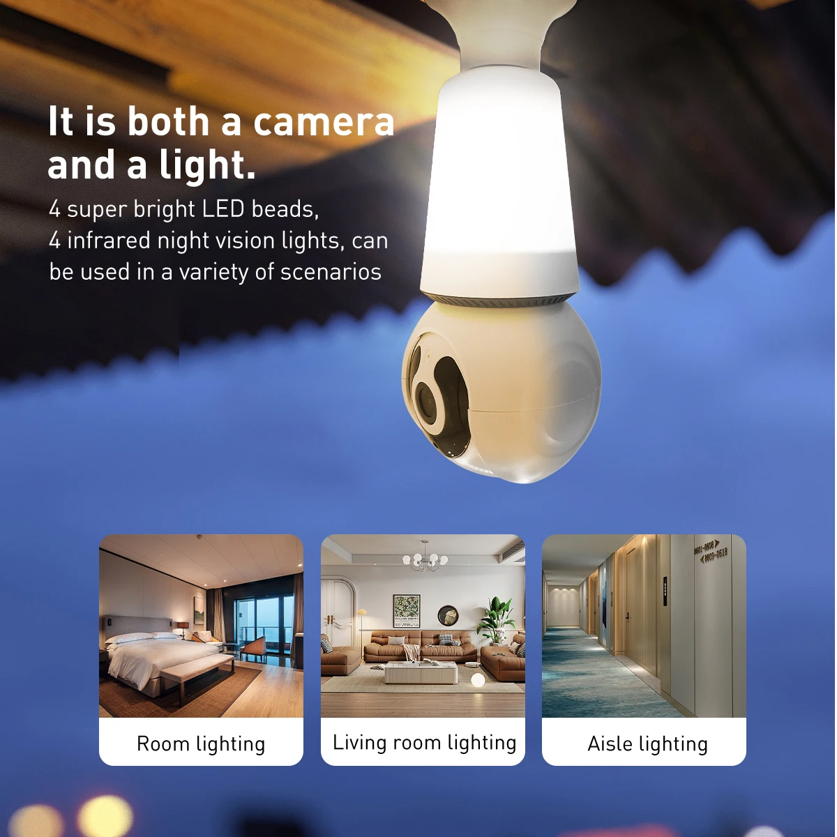 product v380 rvq26 3mp wifi bulb camera indoor security camera cctv night vision storage motion detection tf card cloud data-67