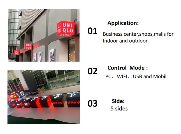5000nits Advertising Led Video Wall P2.5 P3 P3.91 IP31 Flexible Acrylic Frame