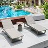 2 reclining beds-lez coffee table