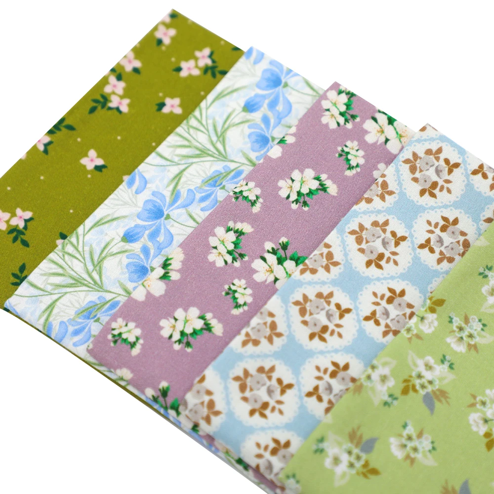 Wholesale Liberty Cotton Printed 5pcs Fat Quarter Fabric Bundles With ...