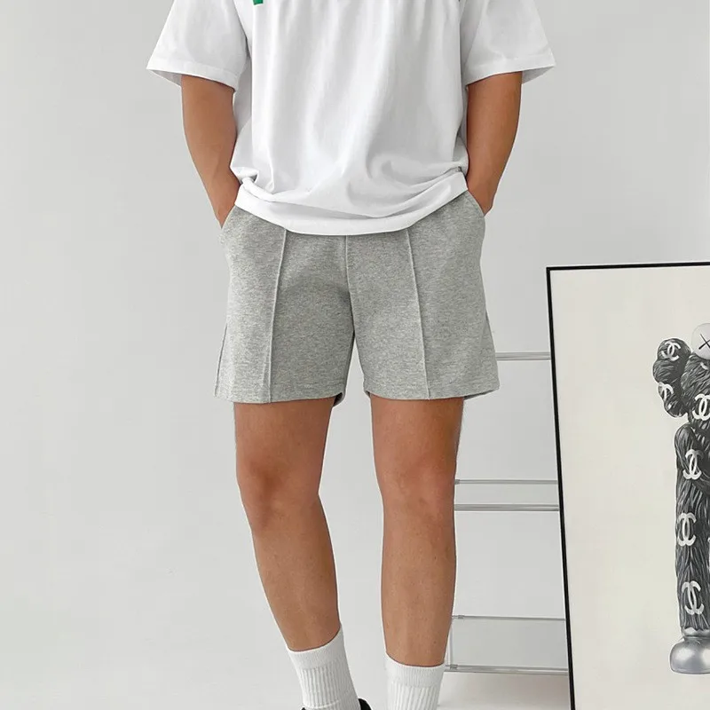 Wholesale Custom Heavy Weight Drawstring Summer Street Wear Loose Men Casual Jogger Shorts719_voghion.com