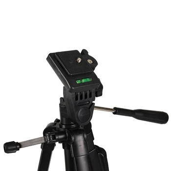3388 Aluminum Alloy Professional Tripod for Retractable Height Button Hook Portable Handle Digital Camera Holder detail image
