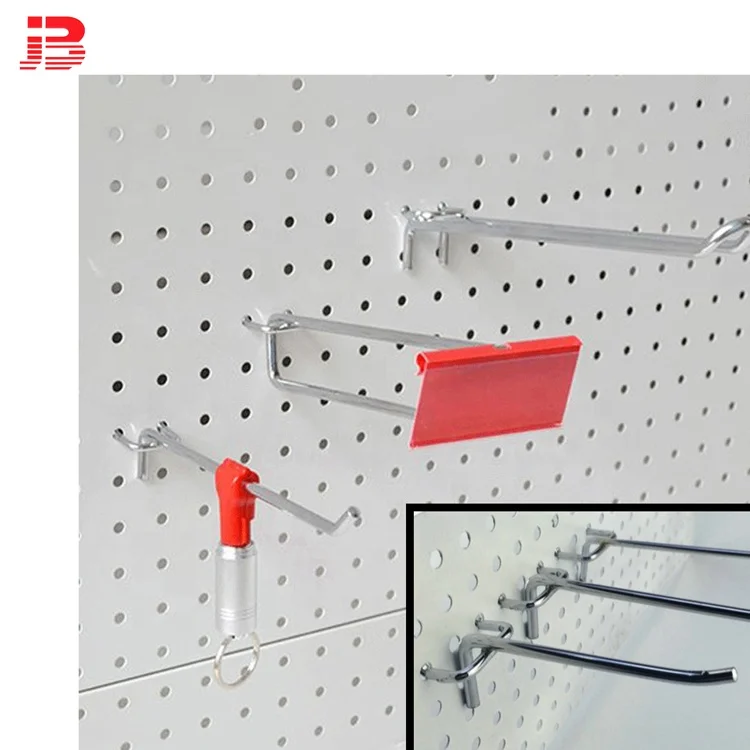 Hot Sale Metal Chrome Pegboard Display Hook