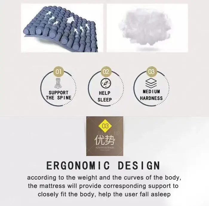 Thickened Foldable Mattress Adults King Size Mattress With Air Cotton Fiber Filling For Household Sleep Bedding Hotel