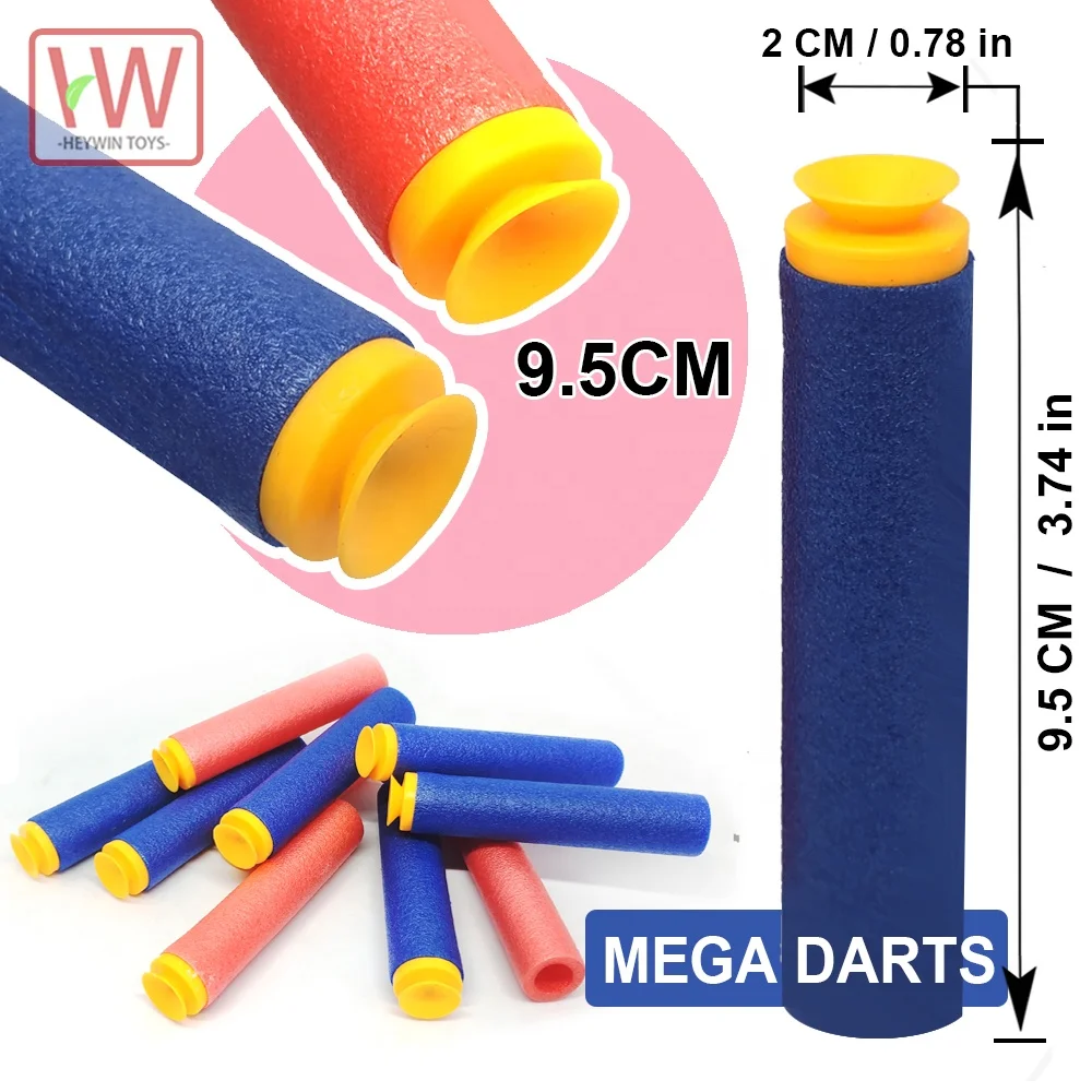 9.5cm Mega Bullets for Nerf Sniper Rifle Darts Bullets Foam Refill