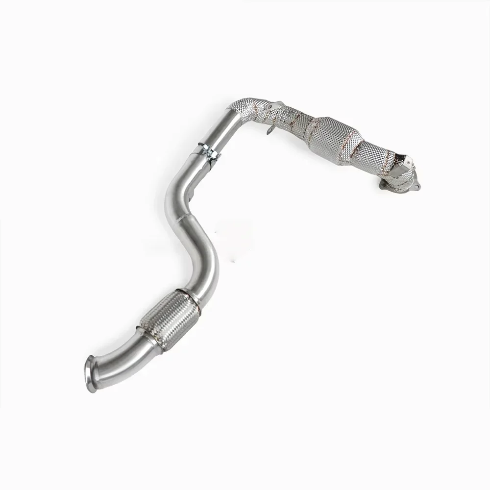 High-Flow Catalytic Converter Downpipe Exhaust For Mercedes Benz CLA180 CLA200 CLA250 1.6T X117