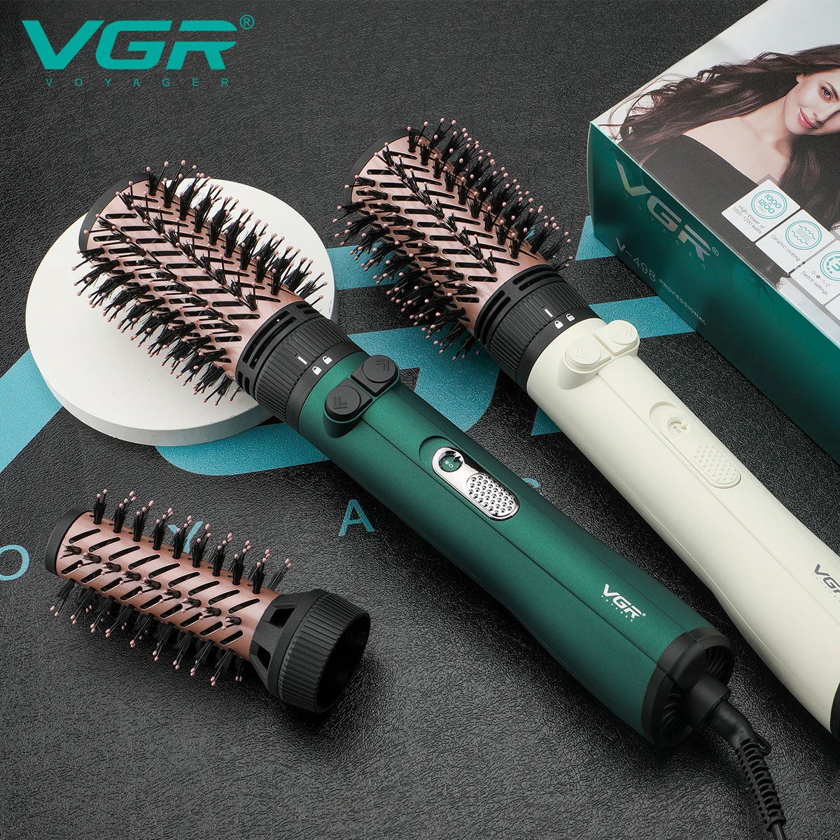 Vgr In Hot Air Comb VGR V-492 Professional Hot Air Brush For Women