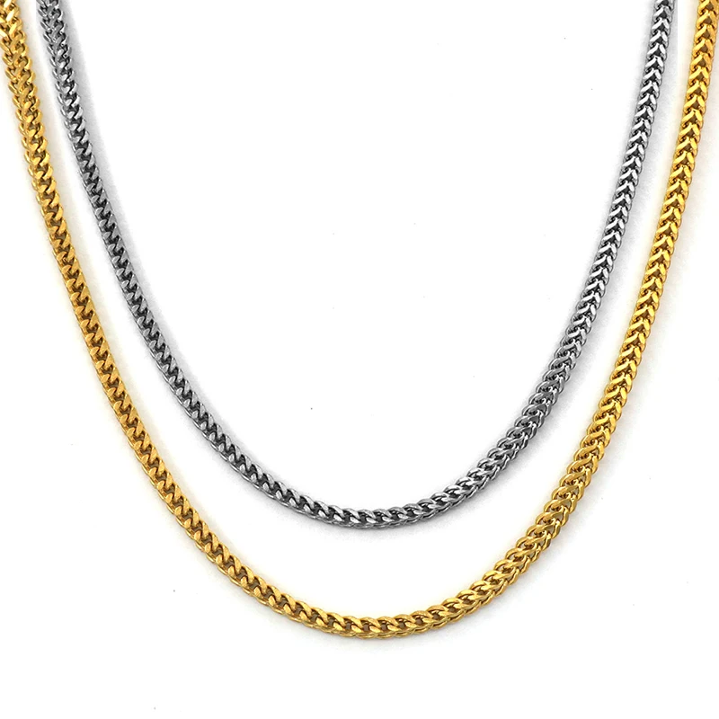 Simple 3mm Stainless Steel Cuban Link 