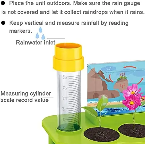 Weather Machine Toy Kids STEAM Powered Weather Station - Learn Climate Changes